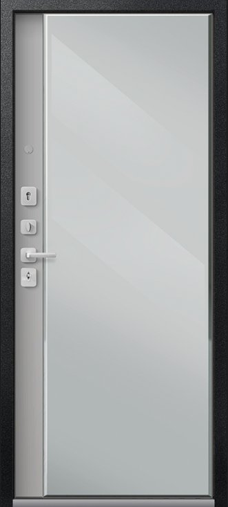 Товар Дверь С-114 Черный Муар+Бетон Темный - Кашемир Сильвер DIS007514