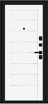 Дверь Браво Прайм/SBlack-Black Shell/White Silk DIS007436 фото
